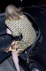 KATE MOSS Leaves Chiltern Firehouse in London 09/11/2015