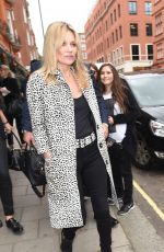 KATE MOSS Leaves Claridge