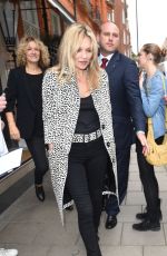 KATE MOSS Leaves Claridge