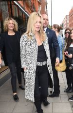 KATE MOSS Leaves Claridge