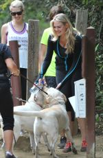 KATE UPTON Hiking at Runyon Canyon in Los Angeles 08/03/2015