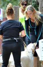 KATE UPTON Hiking at Runyon Canyon in Los Angeles 08/03/2015