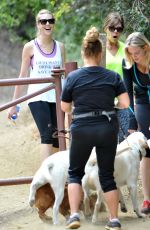KATE UPTON Hiking at Runyon Canyon in Los Angeles 08/03/2015