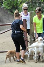 KATE UPTON Hiking at Runyon Canyon in Los Angeles 08/03/2015