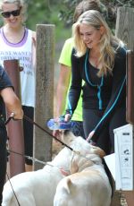 KATE UPTON Hiking at Runyon Canyon in Los Angeles 08/03/2015