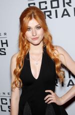 KATHERINE MCNAMARA at Maze Runner: The Scorch Trials Premiere in New York 09/15/2015