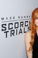 KATHERINE MCNAMARA at Maze Runner: The Scorch Trials Premiere in New York 09/15/2015