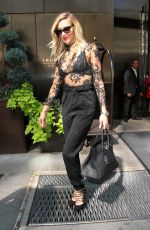 KATIE CASSIDY Outside Her Hotel in New York 09/14/2015