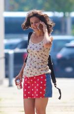 KATIE HOLMES on the Set of All We Had in New York 09/02/2015
