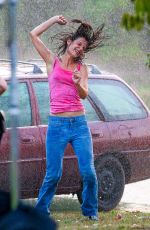 KATIE HOLMES on the Set of All We Had in New York 09/02/2015