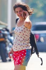 KATIE HOLMES on the Set of All We Had in New York 09/02/2015