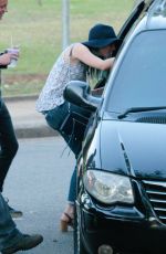 KAYA SCODELARIO Out and About in Sao Paulo 08/31/2015