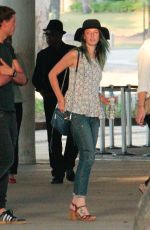 KAYA SCODELARIO Out and About in Sao Paulo 08/31/2015
