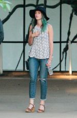 KAYA SCODELARIO Out and About in Sao Paulo 08/31/2015