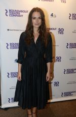 KEIRA KNIGHTLEY at Roundabout 50th Anniversary in New York 09/10/2015