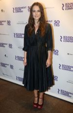 KEIRA KNIGHTLEY at Roundabout 50th Anniversary in New York 09/10/2015