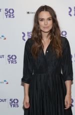 KEIRA KNIGHTLEY at Roundabout 50th Anniversary in New York 09/10/2015