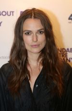 KEIRA KNIGHTLEY at Roundabout 50th Anniversary in New York 09/10/2015