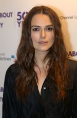 KEIRA KNIGHTLEY at Roundabout 50th Anniversary in New York 09/10/2015