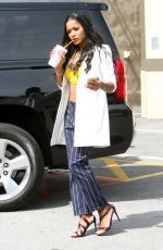 KEKE PALMER Leaves WB Studios in Los Angeles 09/21/2015
