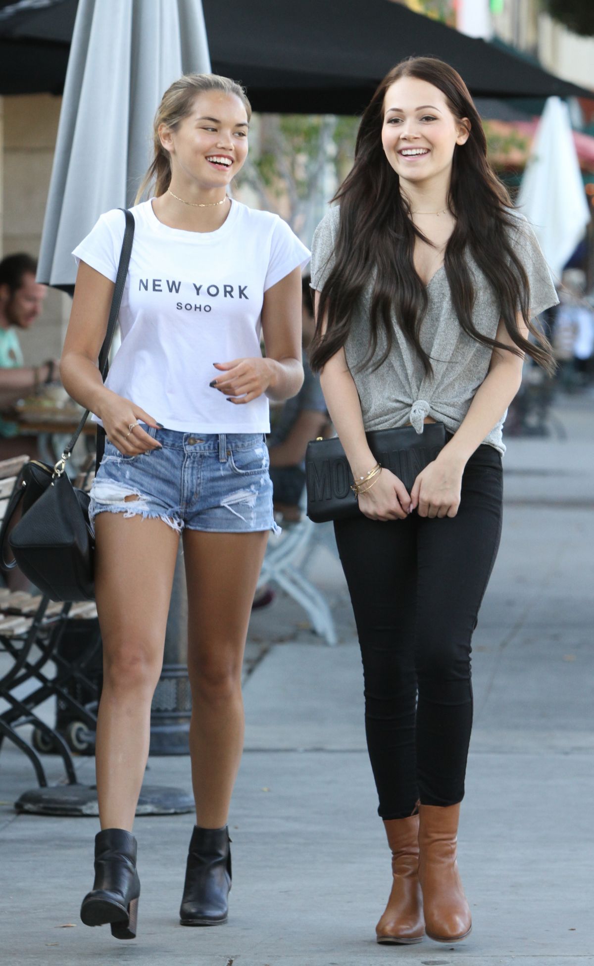 KELLI BERGLUND and PARIS BERELC Out Shopping in Los Angeles 09/03/2015.