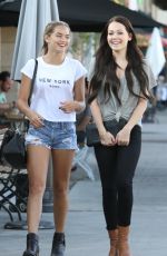 KELLI BERGLUND and PARIS BERELC Out Shopping in Los Angeles 09/03/2015