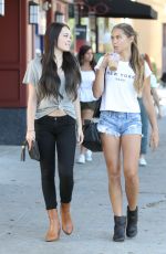 KELLI BERGLUND and PARIS BERELC Out Shopping in Los Angeles 09/03/2015