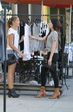 KELLI BERGLUND and PARIS BERELC Out Shopping in Los Angeles 09/03/2015