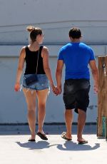 KELLY BROOK Out and About in Manhattan Beach 09/23/2015