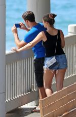 KELLY BROOK Out and About in Manhattan Beach 09/23/2015