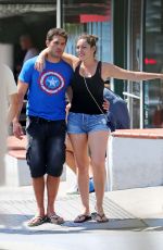 KELLY BROOK Out and About in Manhattan Beach 09/23/2015