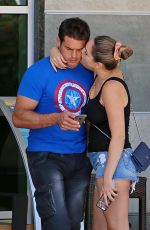 KELLY BROOK Out and About in Manhattan Beach 09/23/2015