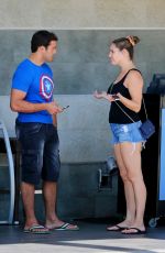KELLY BROOK Out and About in Manhattan Beach 09/23/2015