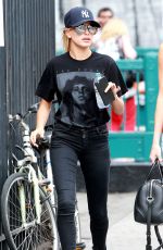 KENDALL JENNER and HAILEY BALDWIN Out and About in New York 08/31/2015