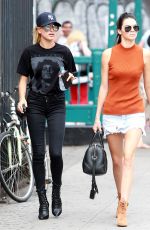 KENDALL JENNER and HAILEY BALDWIN Out and About in New York 08/31/2015