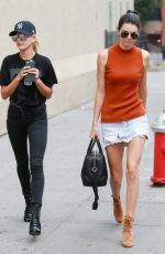 KENDALL JENNER and HAILEY BALDWIN Out and About in New York 08/31/2015