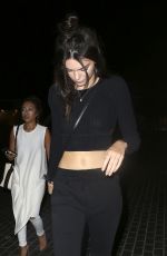 KENDALL JENNER Arrives at Jordan Woods Birthday Party in Los Angeles 09/26/2015