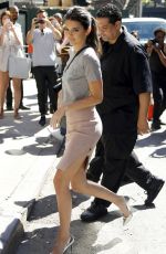 KENDALL JENNER Arrives at Kanye West Yeezy Season 2 Fashion Show in New York 09/16/2015