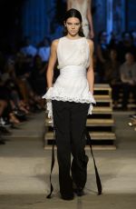 KENDALL JENNER at Gvenchy Fashion Show in New York