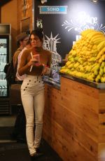 KENDALL JENNER at Juice Generation in Soho 09/10/2015