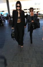 KENDALL JENNER at Los Angeles International Airport 09/28/2015