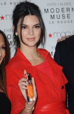 KENDALL JENNER at Modern Muse Le Rouge Perfume Launch in New York 09/18/2015