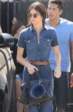 KENDALL JENNER in Jeasn Arrives at a Production Studio in Sherman Oaks 09/25/2015