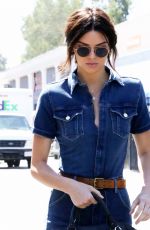 KENDALL JENNER in Jeasn Arrives at a Production Studio in Sherman Oaks 09/25/2015