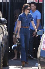 KENDALL JENNER in Jeasn Arrives at a Production Studio in Sherman Oaks 09/25/2015