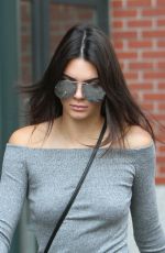 KENDALL JENNER in Tight Jeans Leaves Her Apartment in New York 09/03/2015