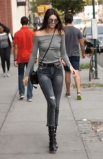 KENDALL JENNER in Tight Jeans Leaves Her Apartment in New York 09/03/2015