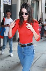 KENDALL JENNER in Tight Jeans Out in New York 09/02/2015