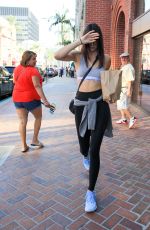 KENDALL JENNER in Tights Out in Beverly Hills 09/22/2015