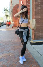 KENDALL JENNER in Tights Out in Beverly Hills 09/22/2015